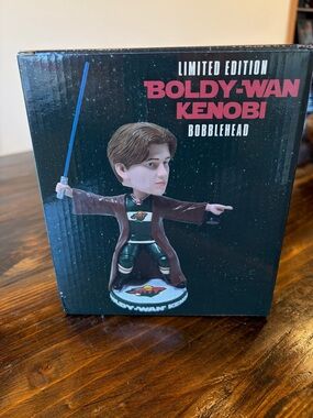 Minnesota Wild Matt Boldy WAN Kenobi Star Wars bobble head 23’ Limited edition